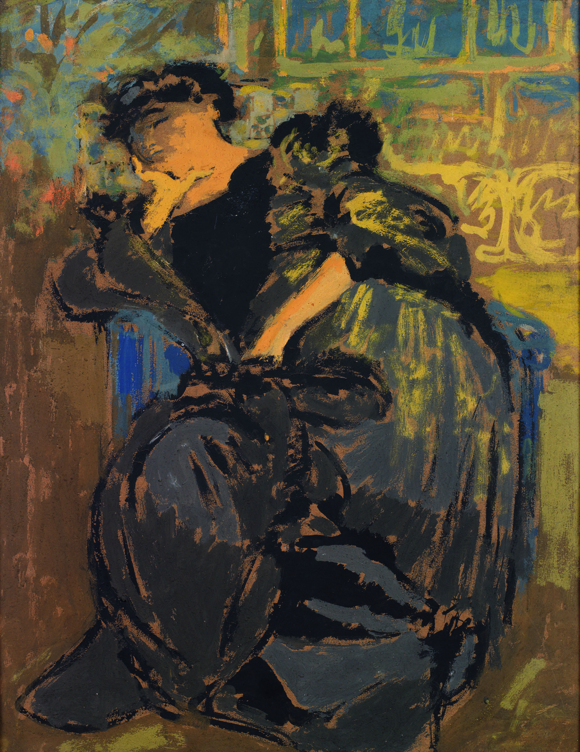 Edouard Vuillard (1868-1940) — Madame Hessel somnolant, circa 1911