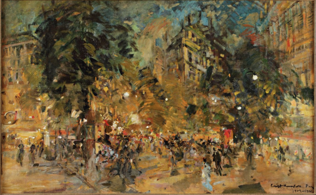 Constantin Alexeievitch KOROVINE (1861-1939) — Fête populaire dans Paris
