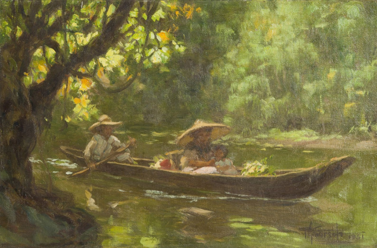  — Famille phillipine dans une barque