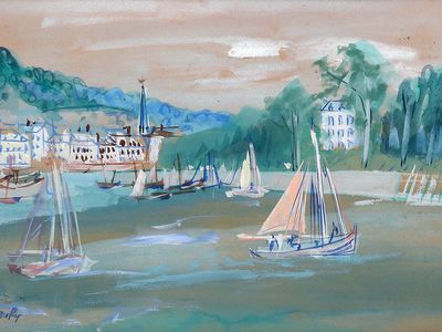 Jean DUFY (1888-1964) — Port de Honfleur