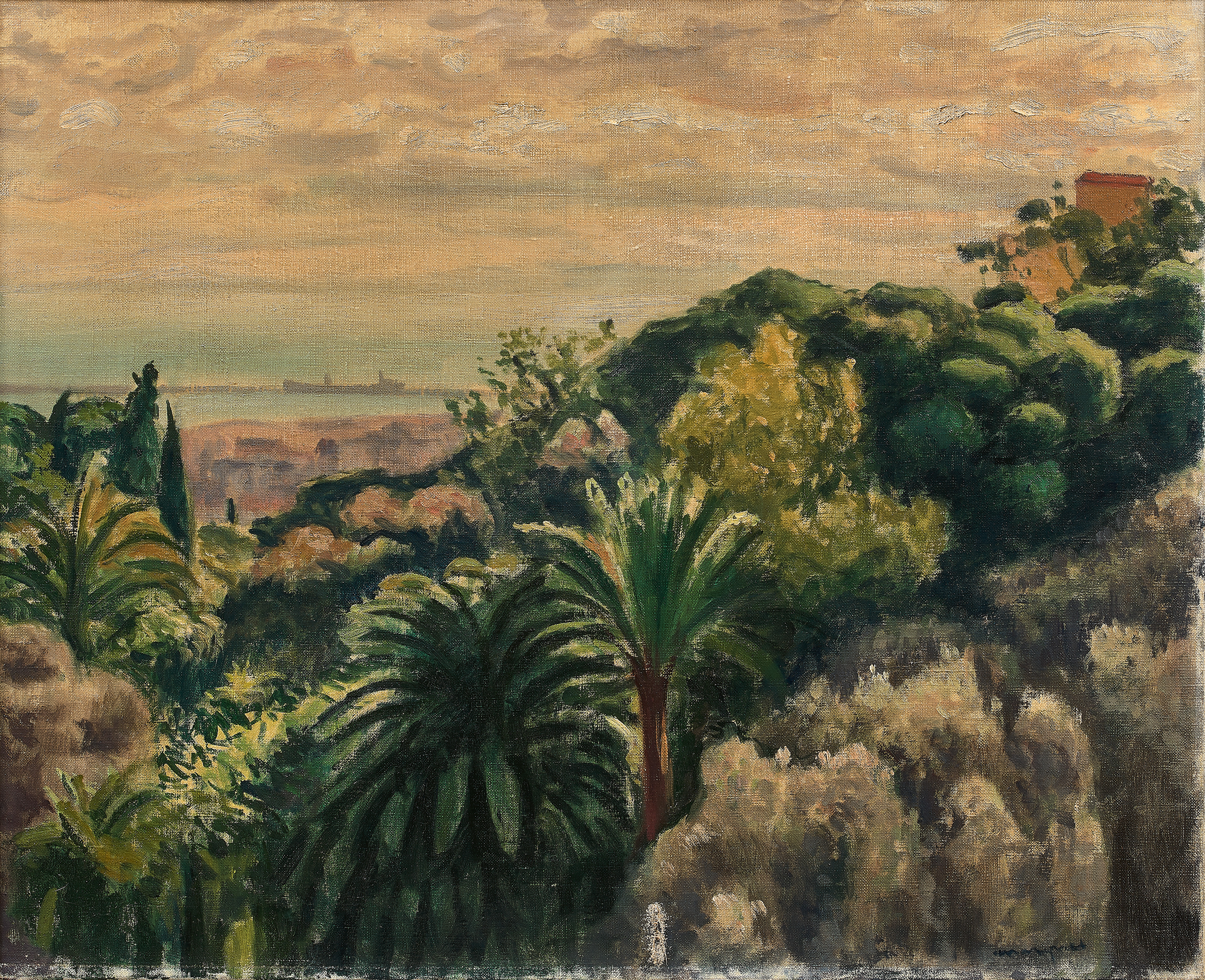 Albert MARQUET (1875-1947)  —  « Jardin du palais d’été, Alger »