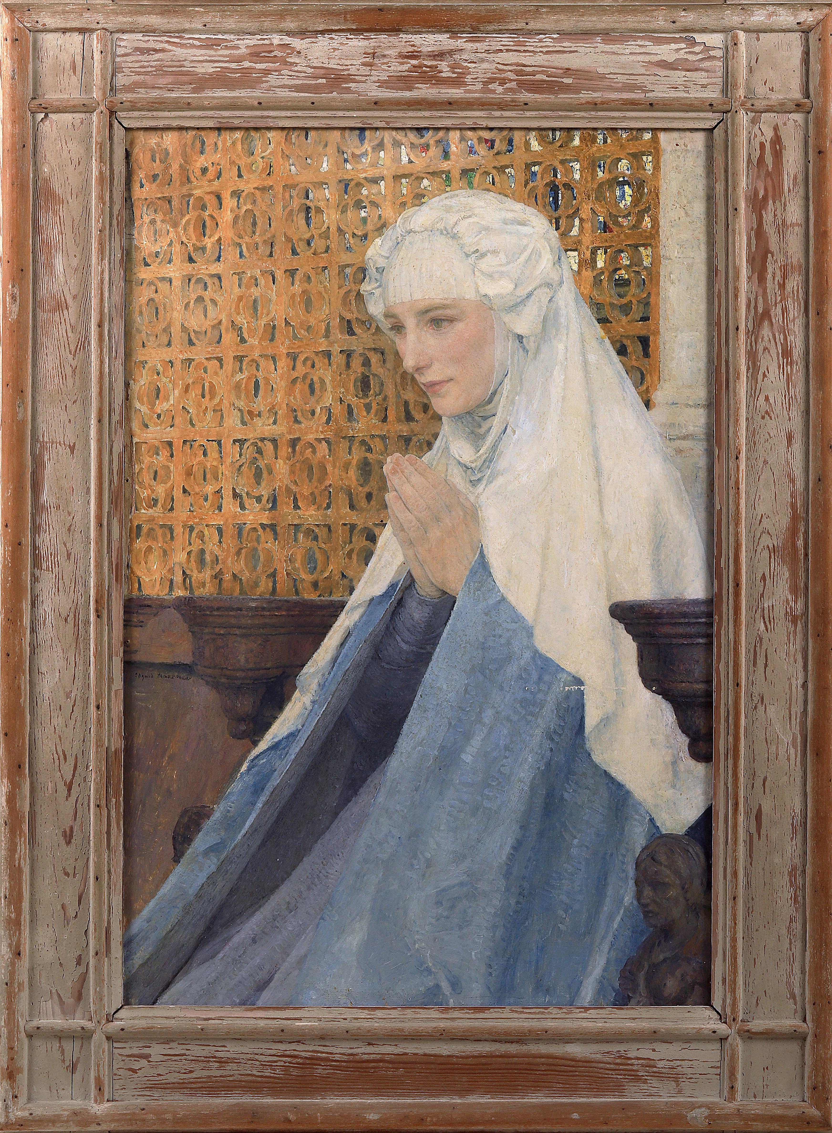 Edgard MAXENCE (1871-1954) —  Religieuse en prière