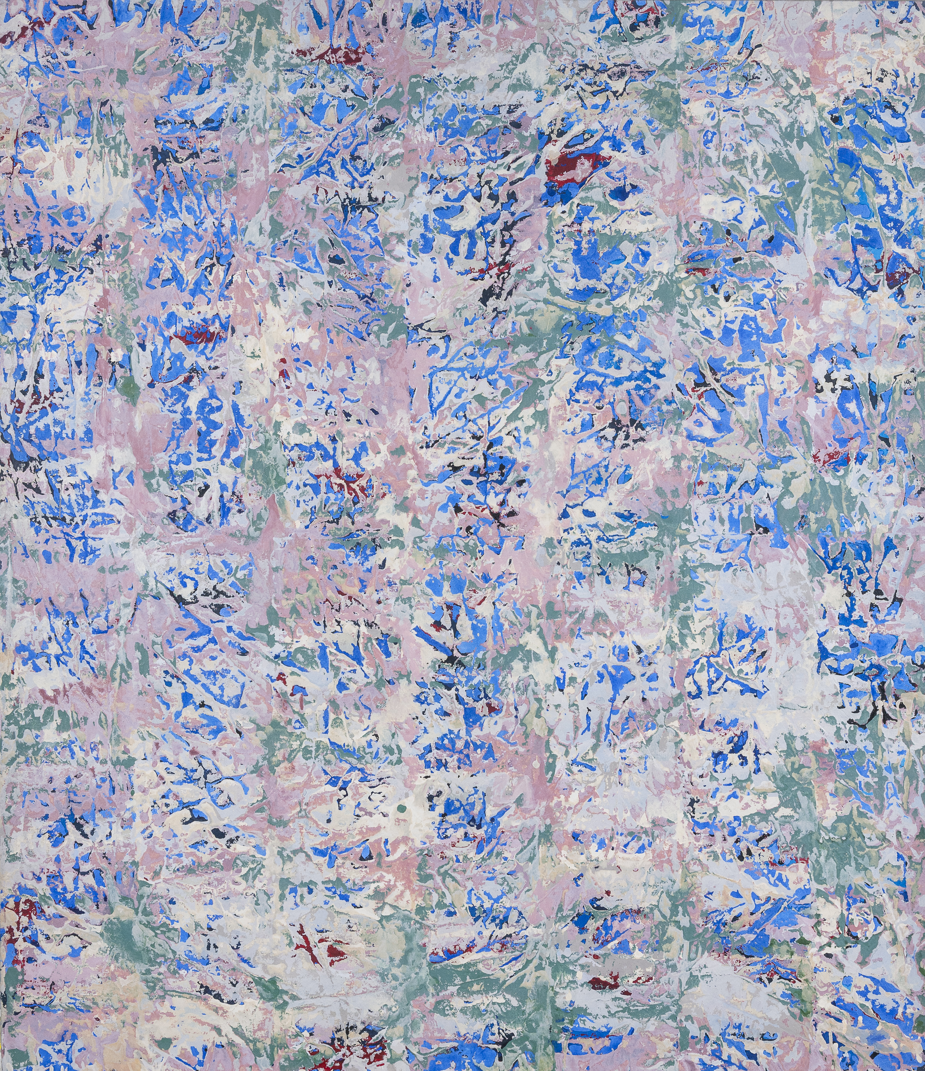 CLAIRE PICHAUD (1935-2017) — Sans titre, juillet 1989.33 Bleu rose