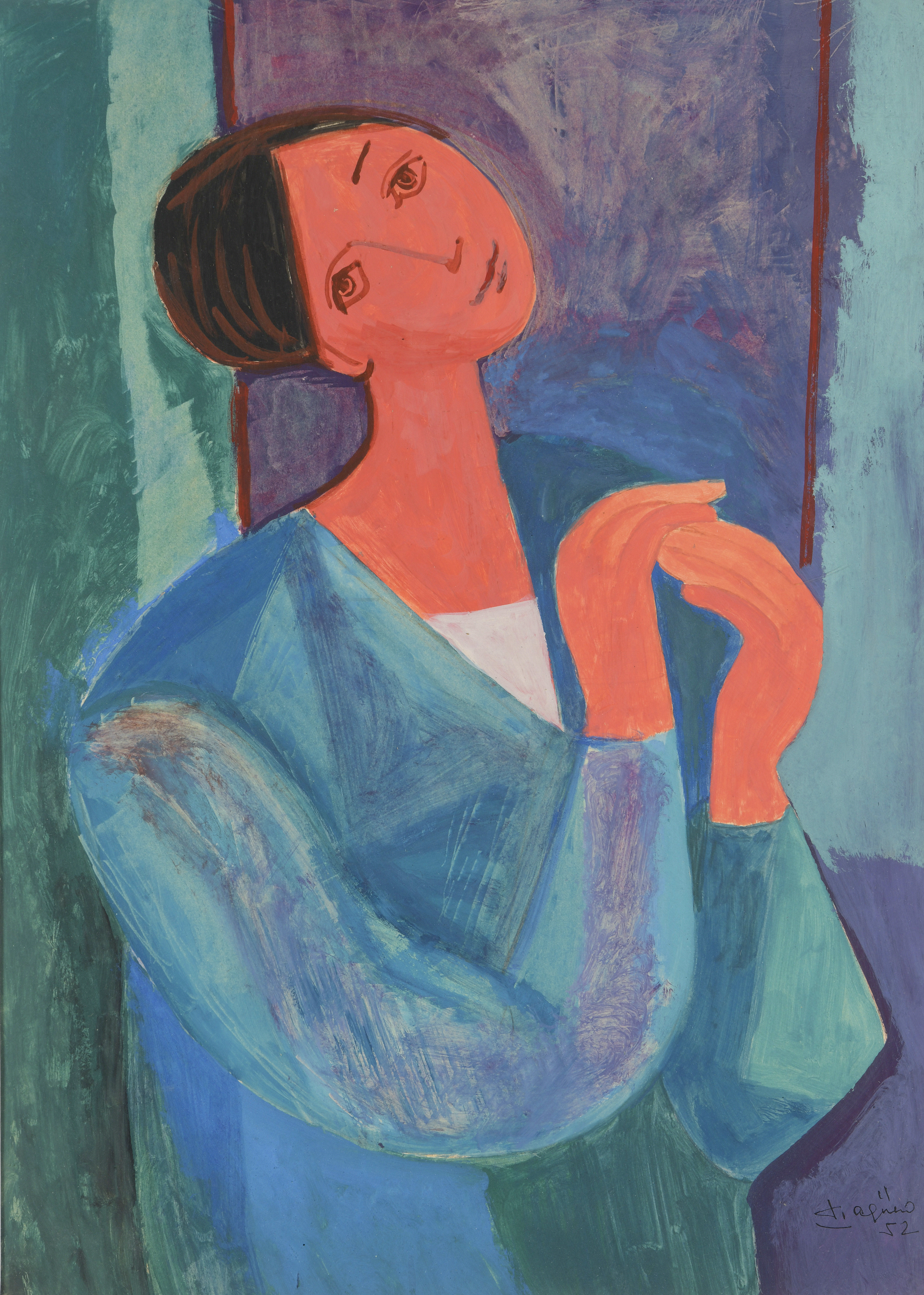 LeopoldoTORRES AGÜERO (1924-1995) — La Espera, 1952