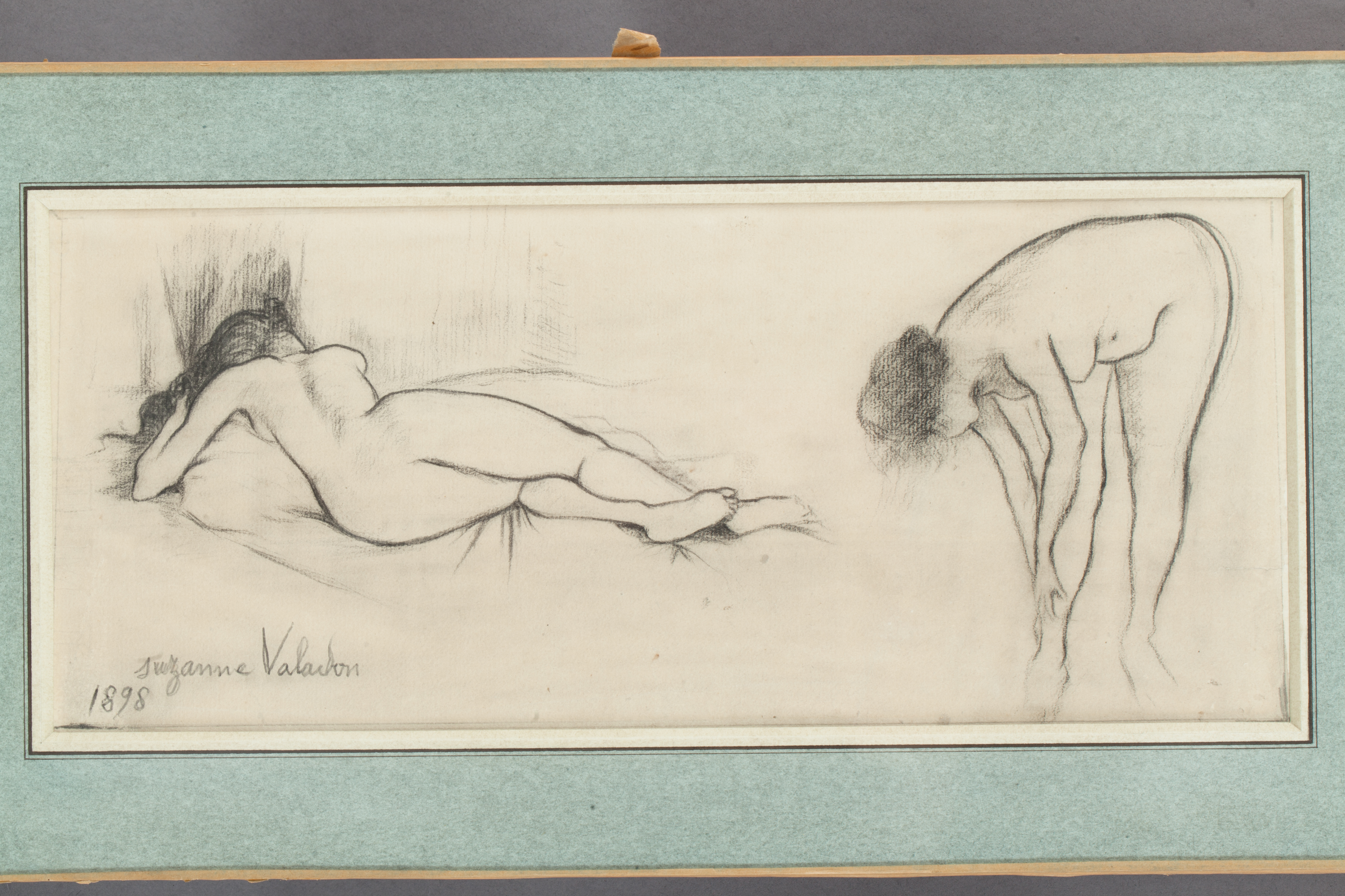 Suzanne VALADON (1865-1938) — Nu étendu et nu courbé