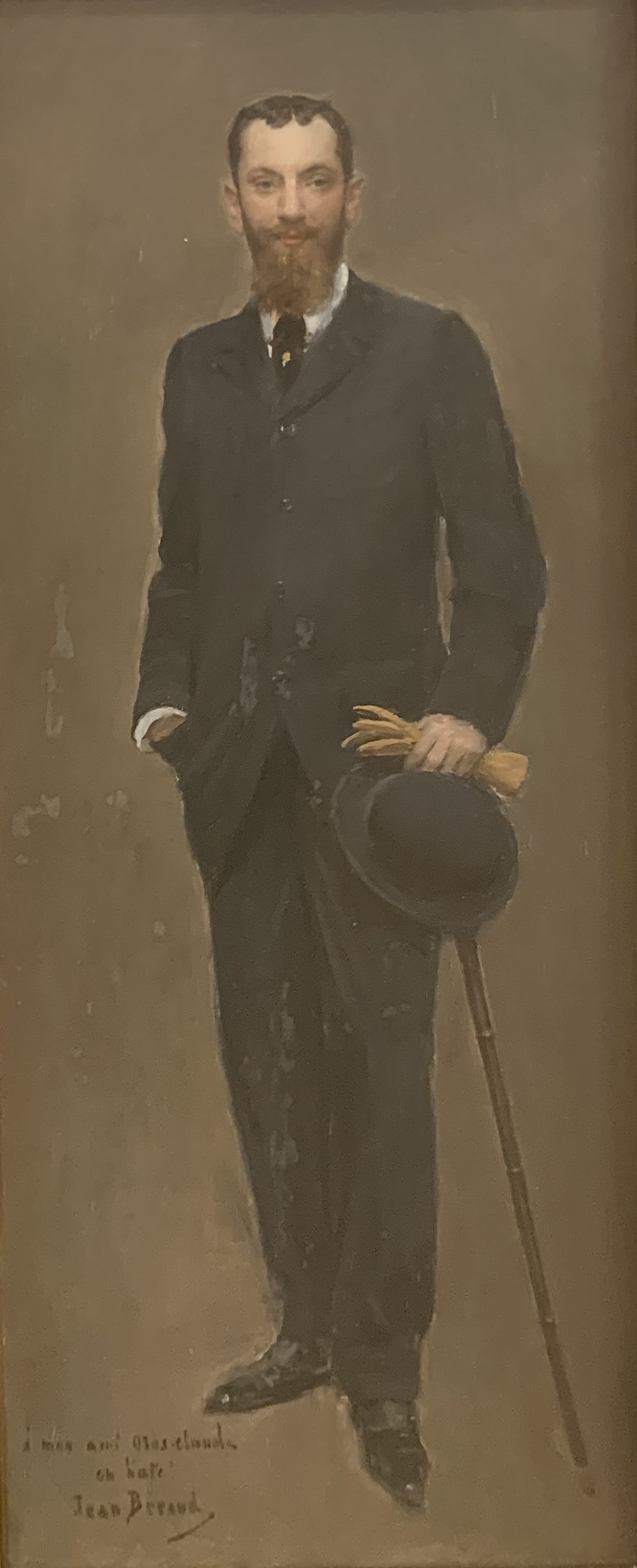 Jean BÉRAUD (1849-1935) — Portrait d'homme en pied
