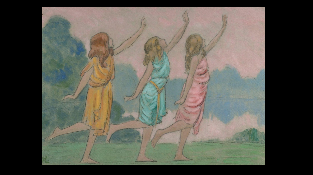  — Trois petites Isadorables dansants