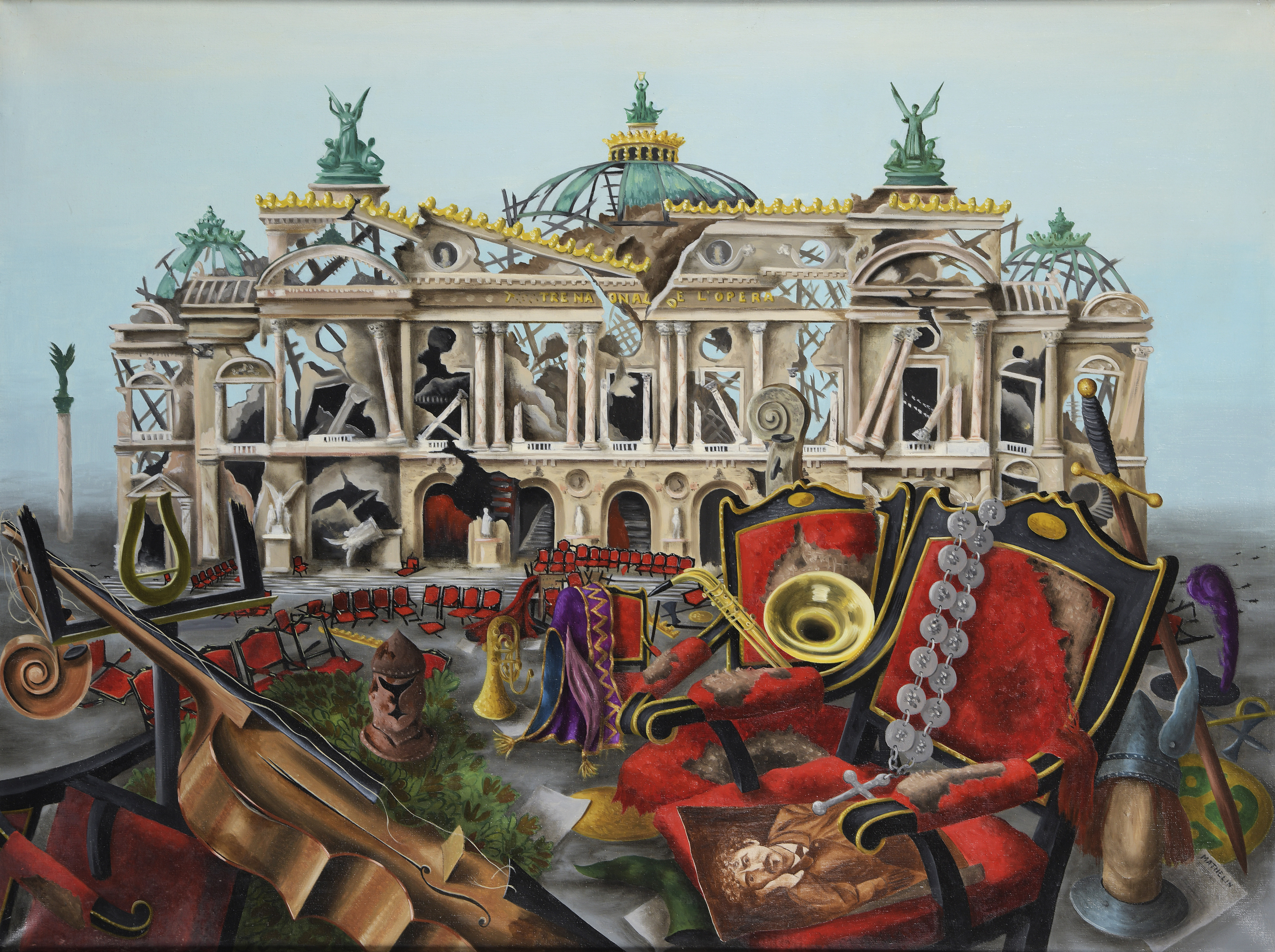 Lucien MATHELIN (1905-1981) — L'Opéra, 1971