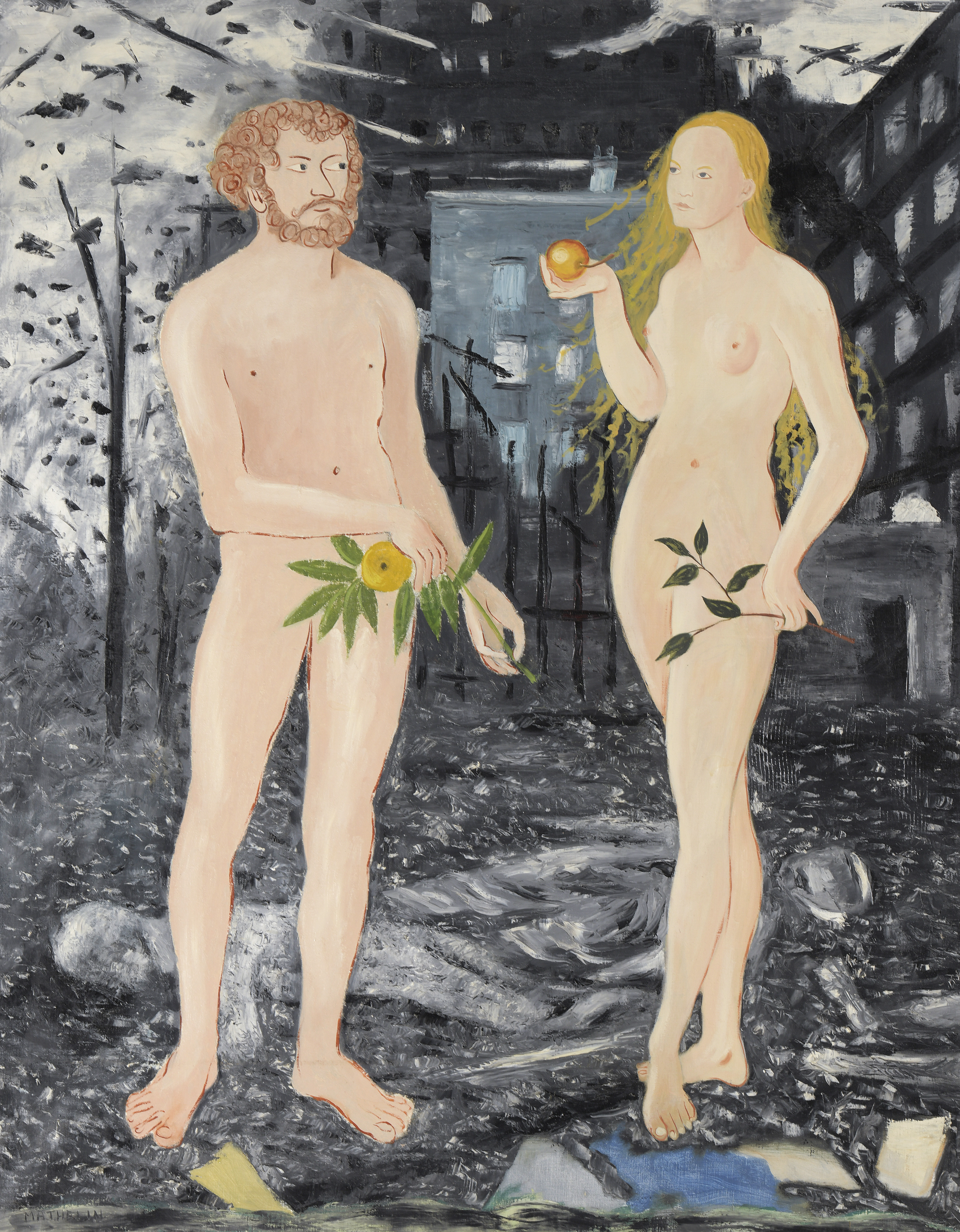 Lucien MATHELIN (1905-1981) — Le Paradis, Cranach, 1973