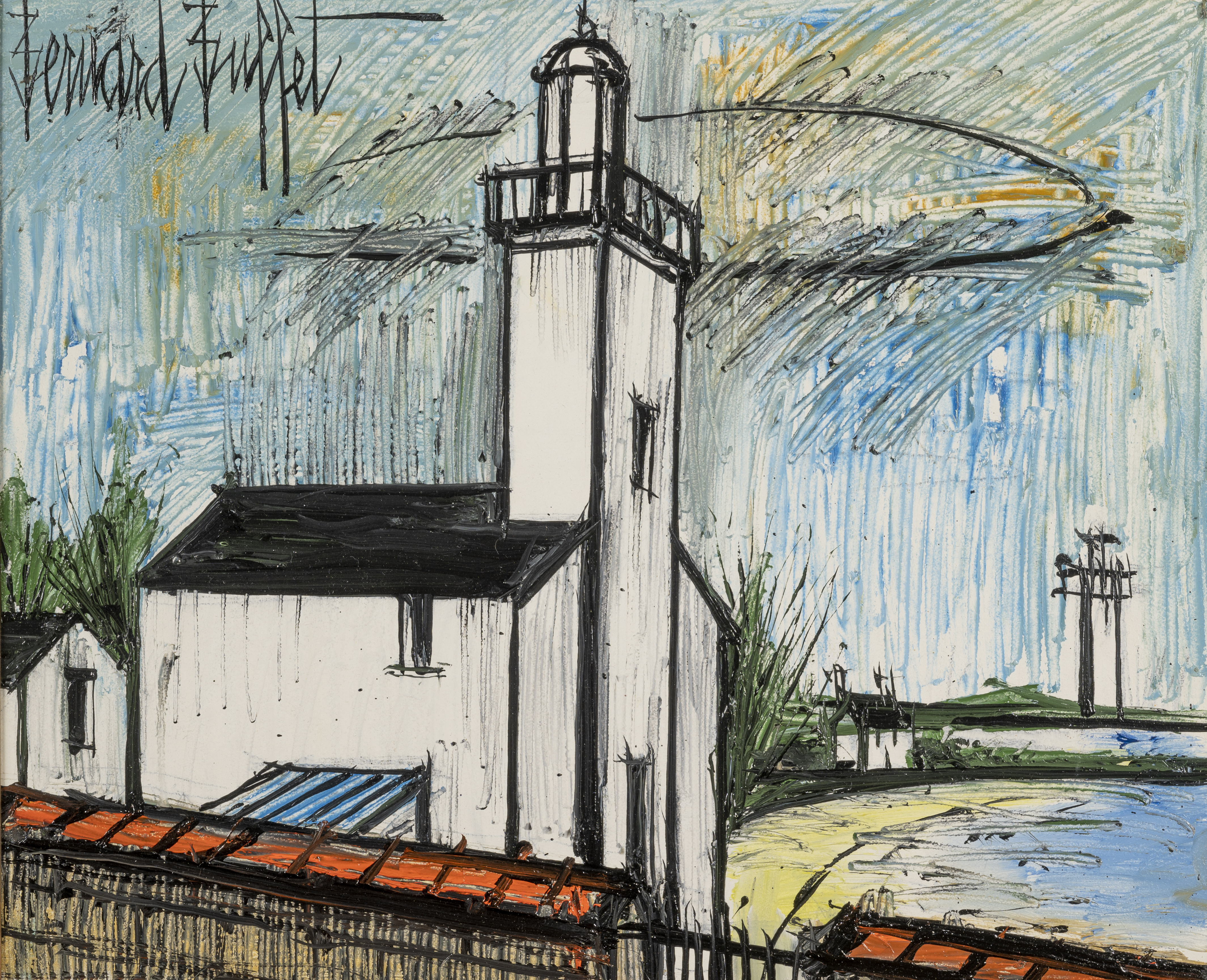 Bernard BUFFET (1928-1999) — Le Phare, 1996