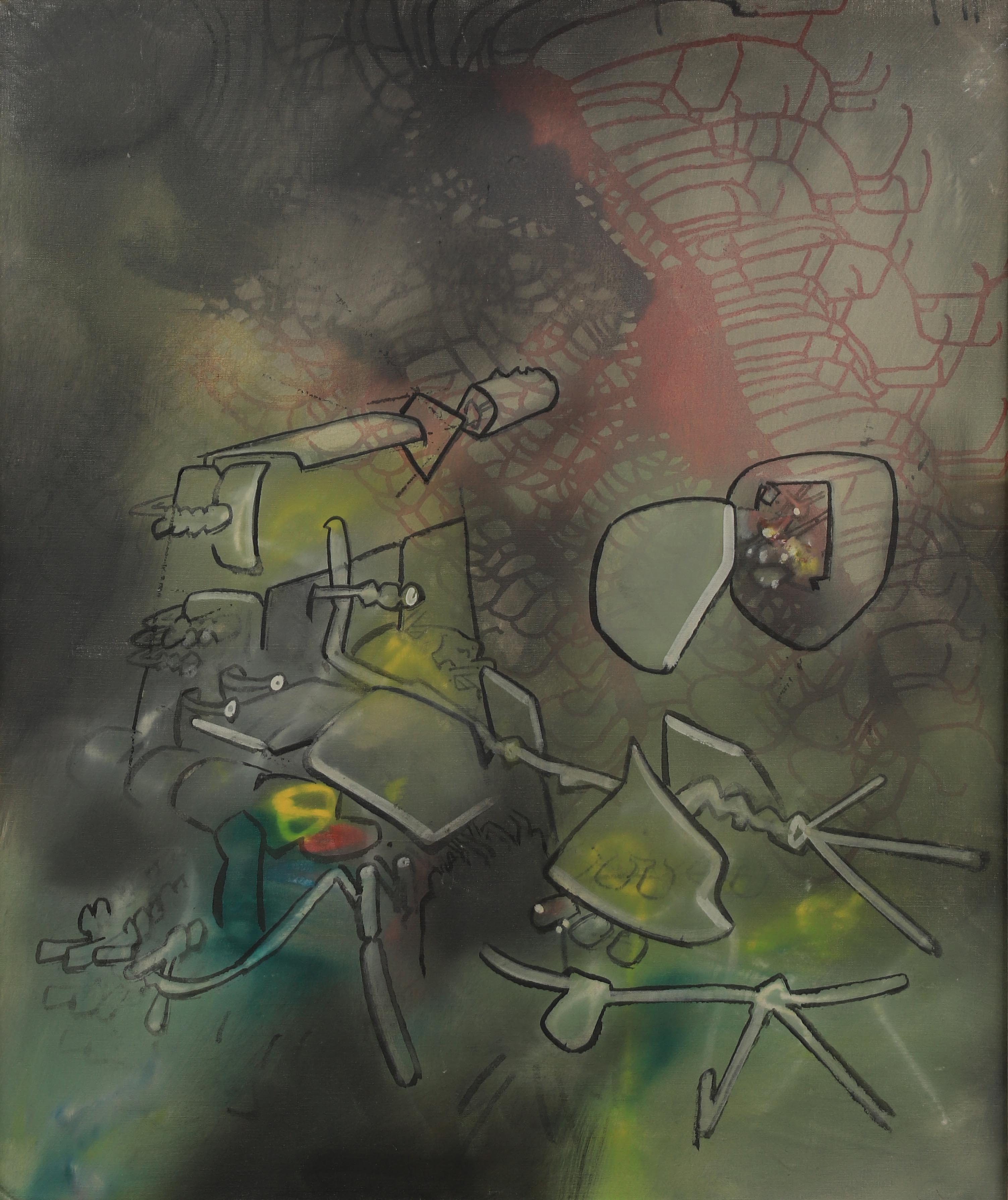 ROBERTO MATTA (1911-2002) — Composition, 1969.
