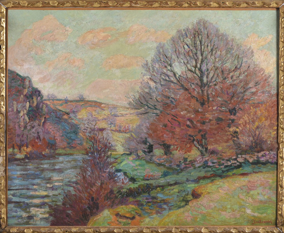  — Fin dautomne à Crozant bord de la Creuse.