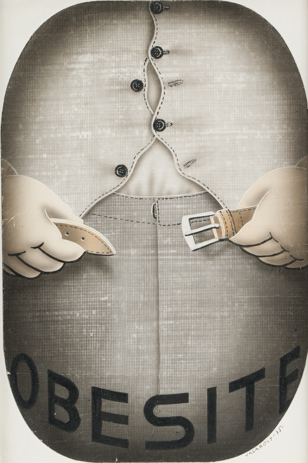 VICTOR VASARELY (1906-1997) — Obésité, 1935