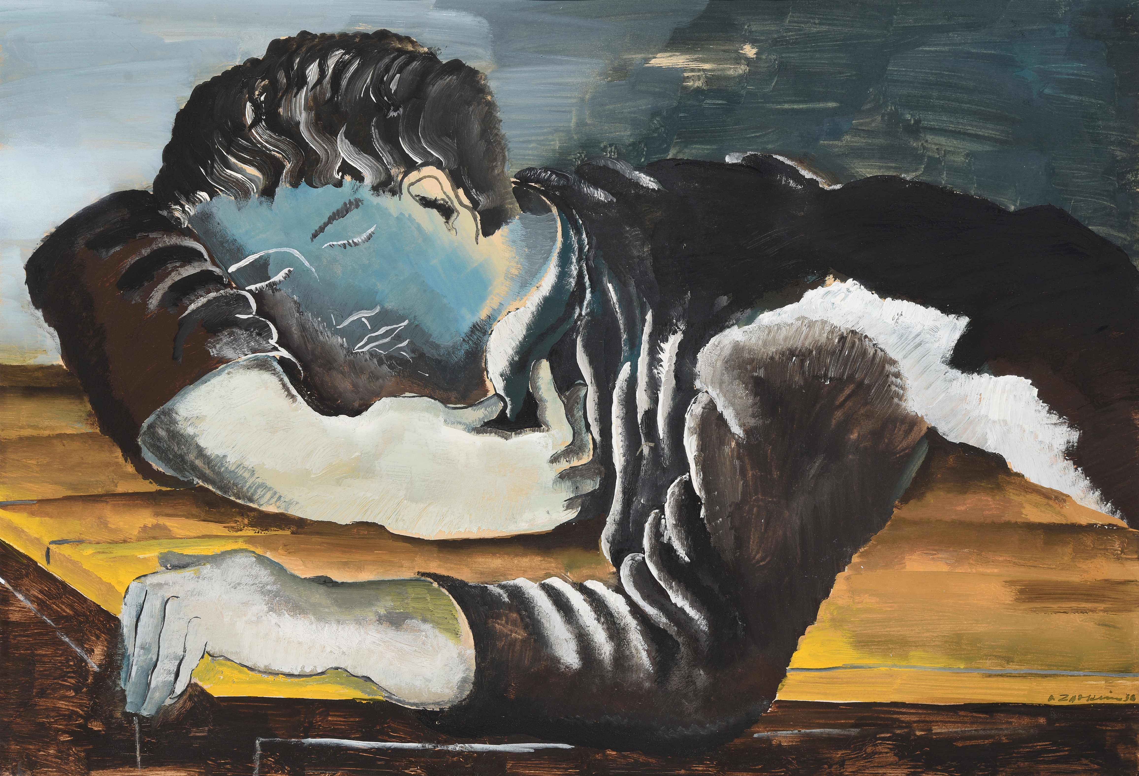 Ossip ZADKINE (1890-1967) — \"Le garçon endormi\"