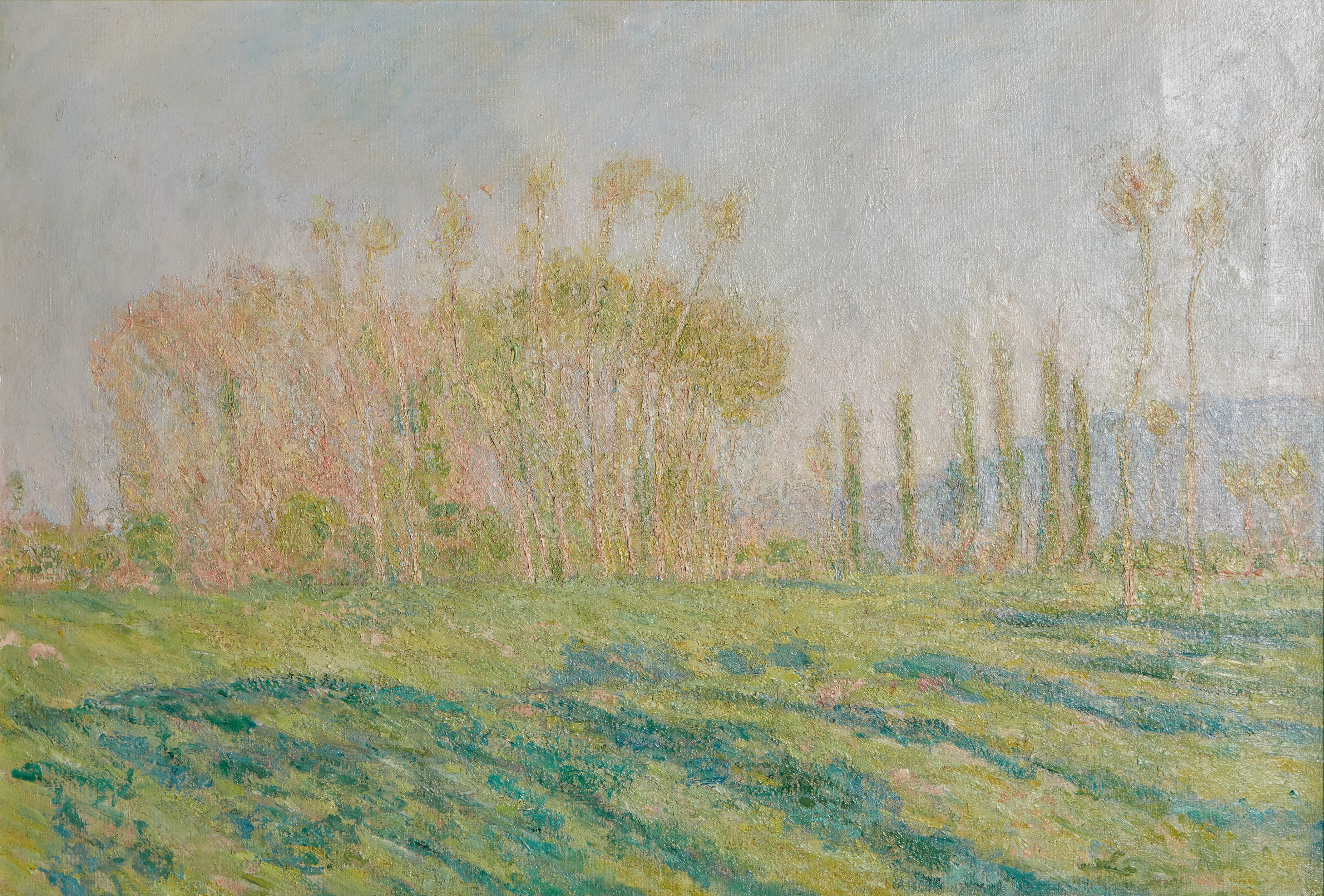 Blanche HOSCHÉDÉ-MONET (1865-1947) — Les ombres sur la prairie, (Giverny, la plaine des Ajoux)