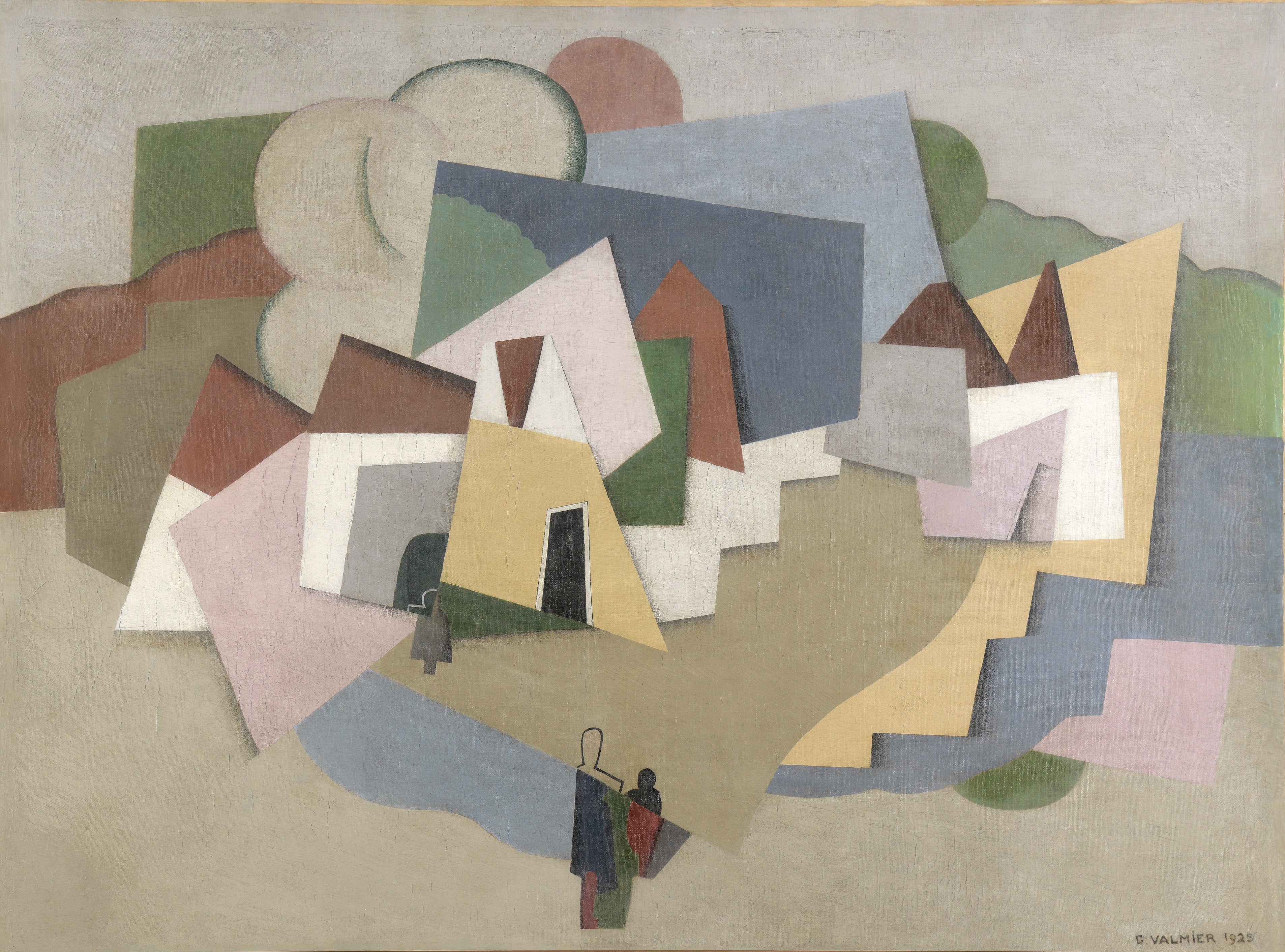 Georges VALMIER (1885-1937) — Le Village, 1925
