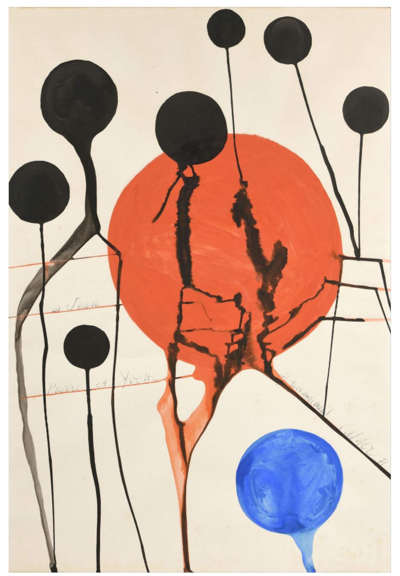 Alexander CALDER (1898-1976) — Sans titre, 1971