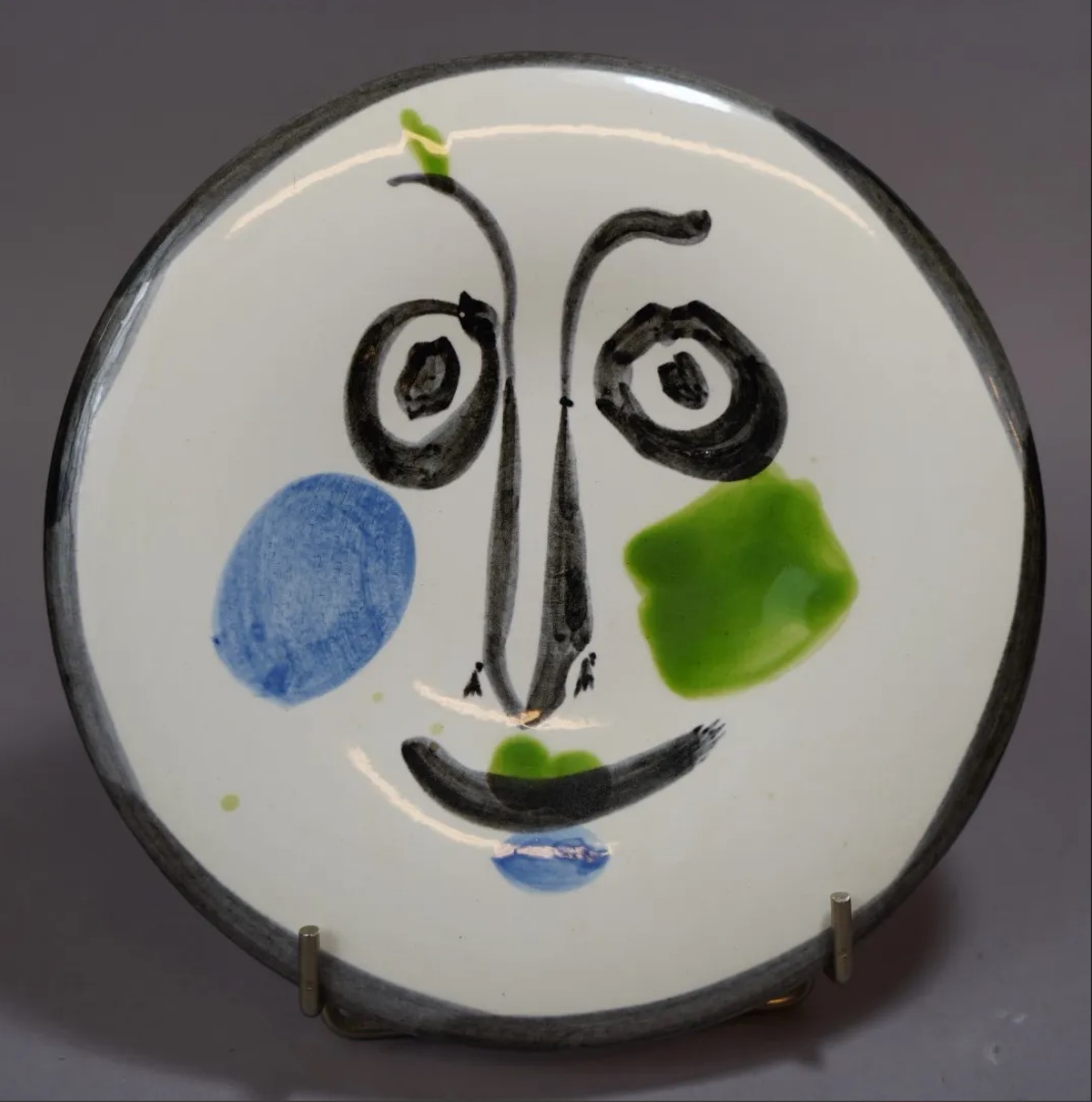 Pablo PICASSO (1881-1973) — ''Visage n° 197, 1963''