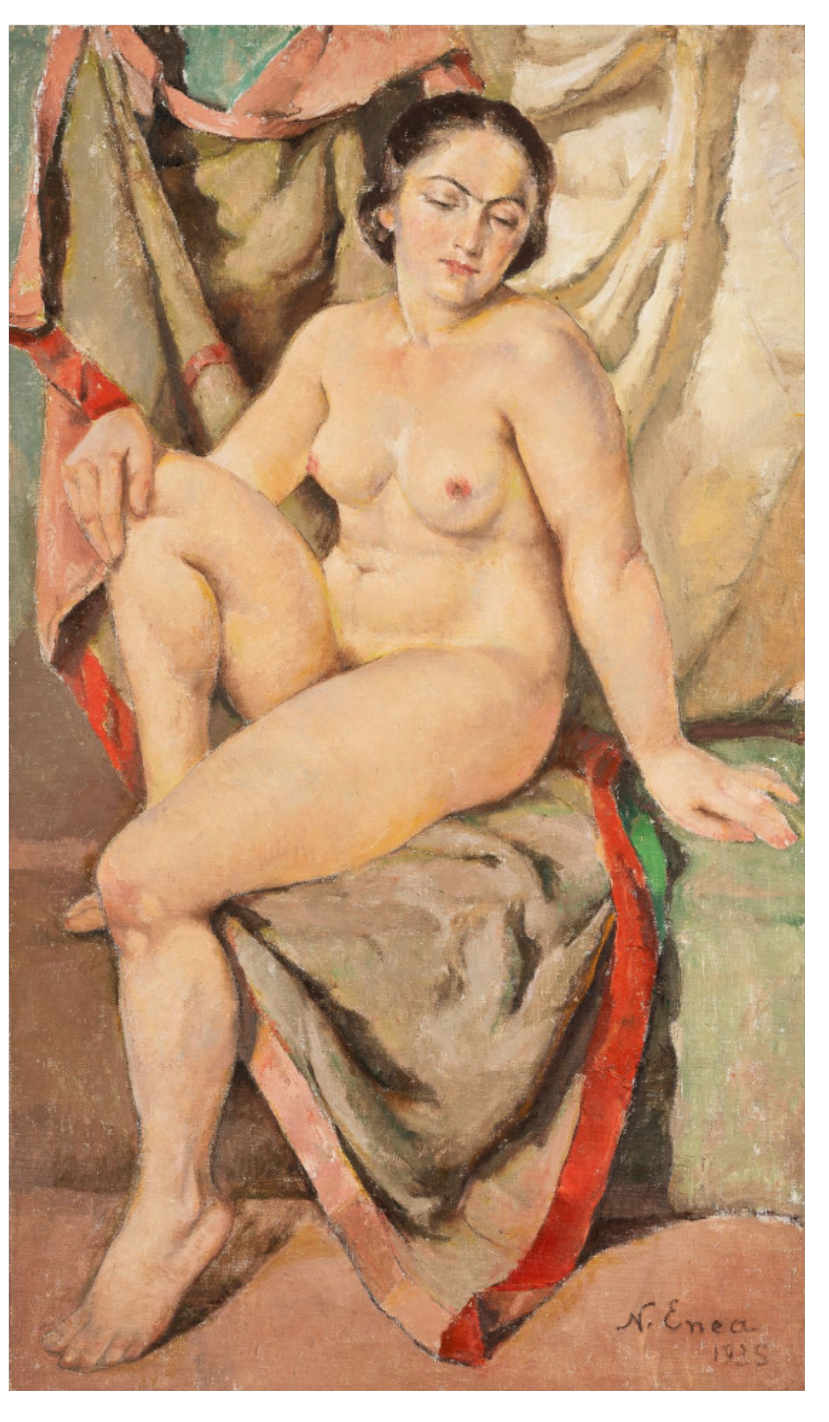 Nicu ENEA (1897-1960) — Nu assis, 1925.