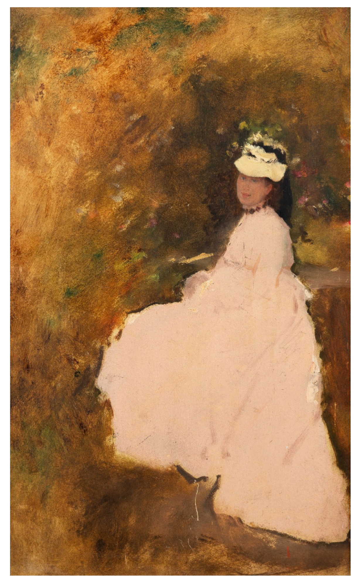 Giuseppe DE NITTIS (1846-1884) — La dame en rose