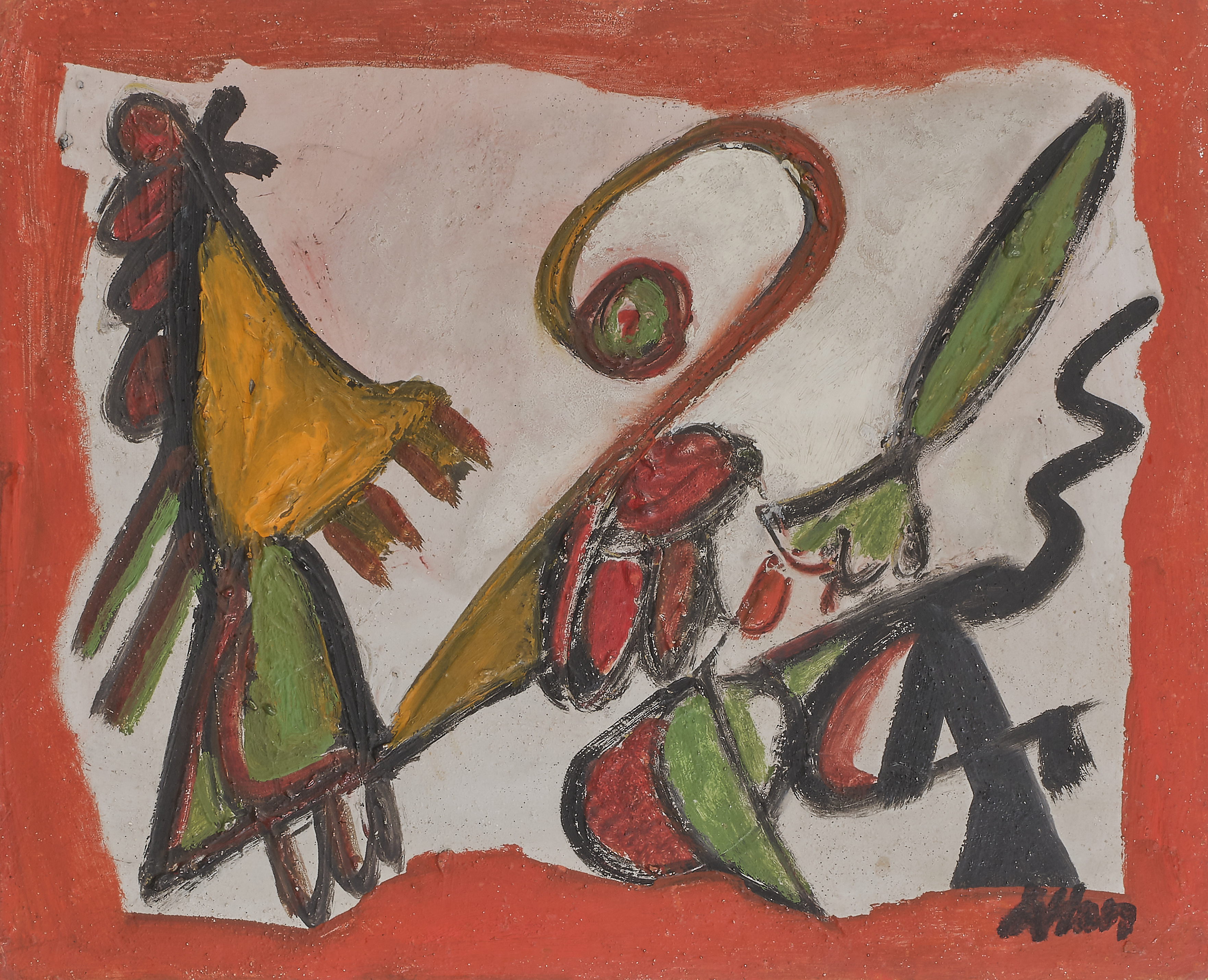 Jean-Michel ATLAN (1913 1960) — Sans Titre, vers 1947