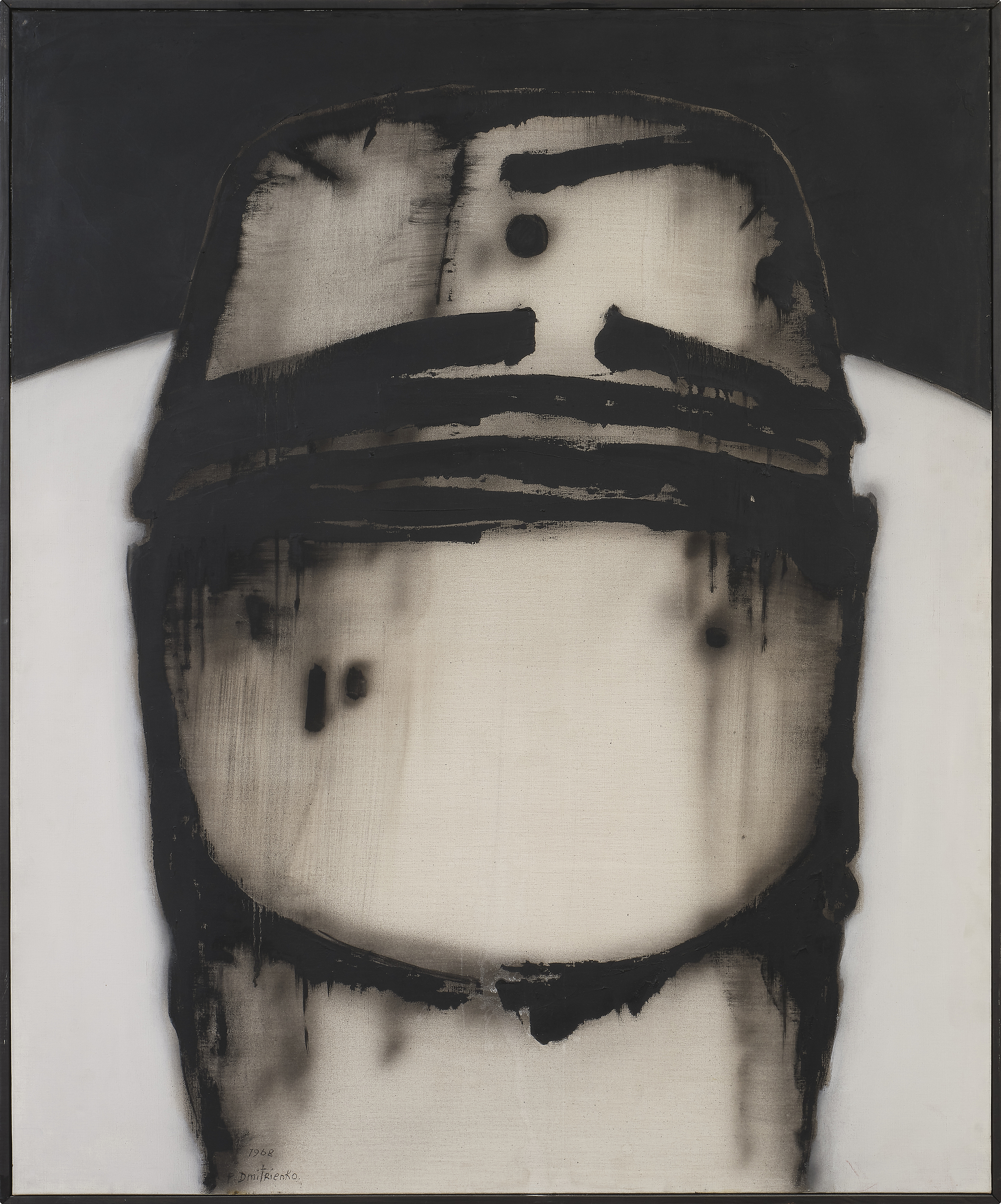 Pierre DMITRIENKO (1925-1974) — L’angoisse blanche n°2, 1968
