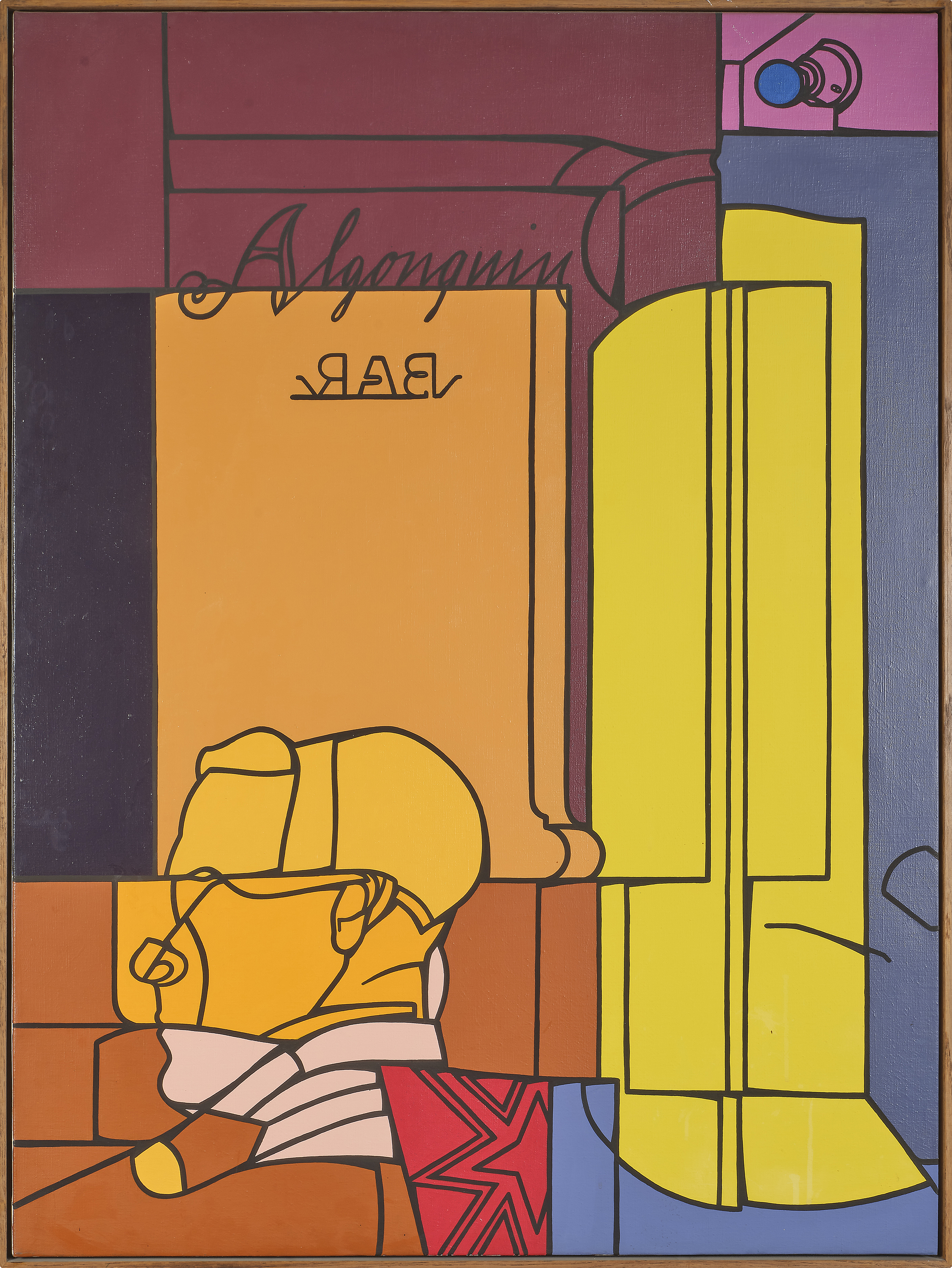 Valerio ADAMI (Né en 1935) — S.Fitzgerald al Hotel Algonquin, 1976