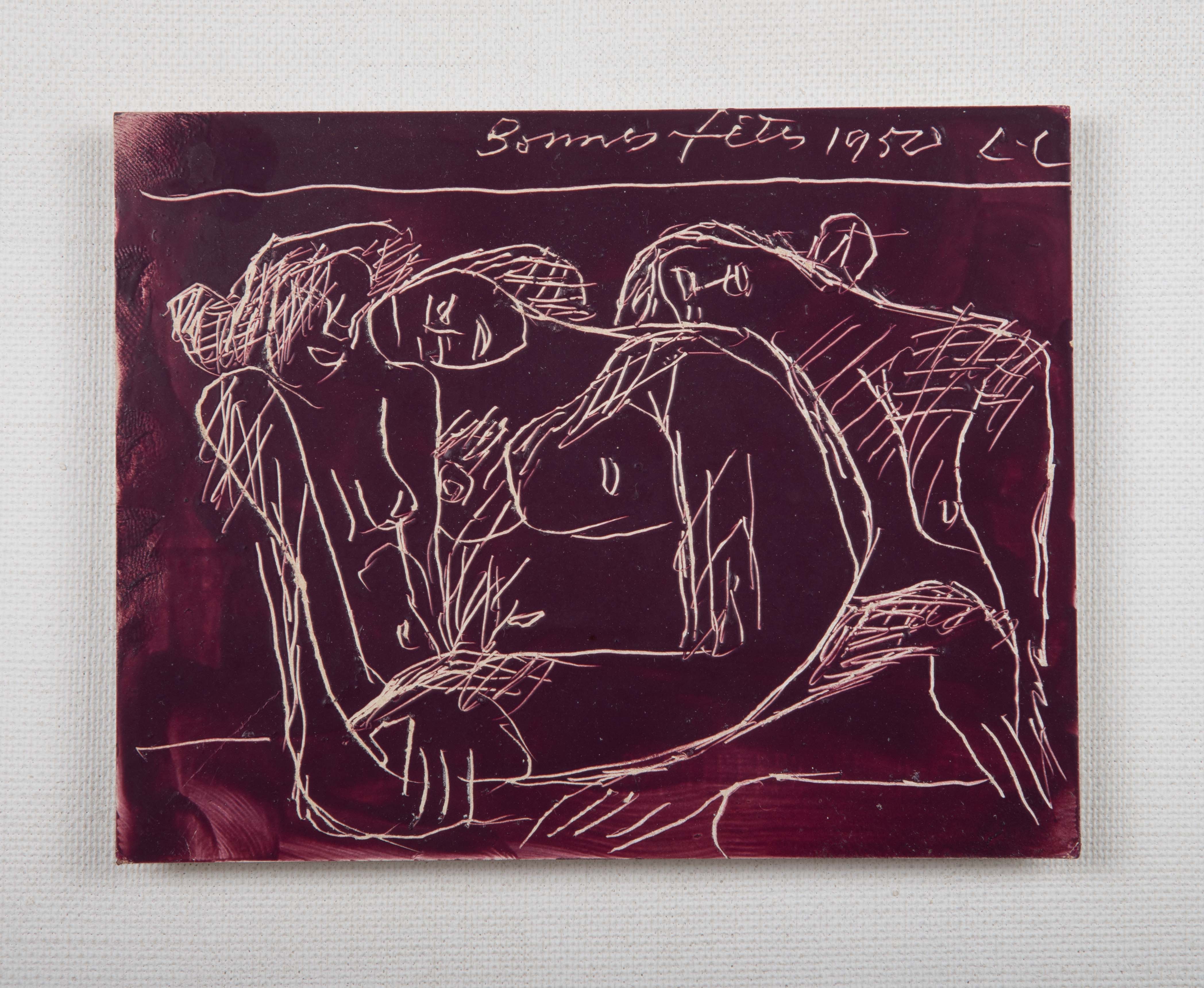 LE CORBUSIER (1887-1965) — Carte de voeux, 1952