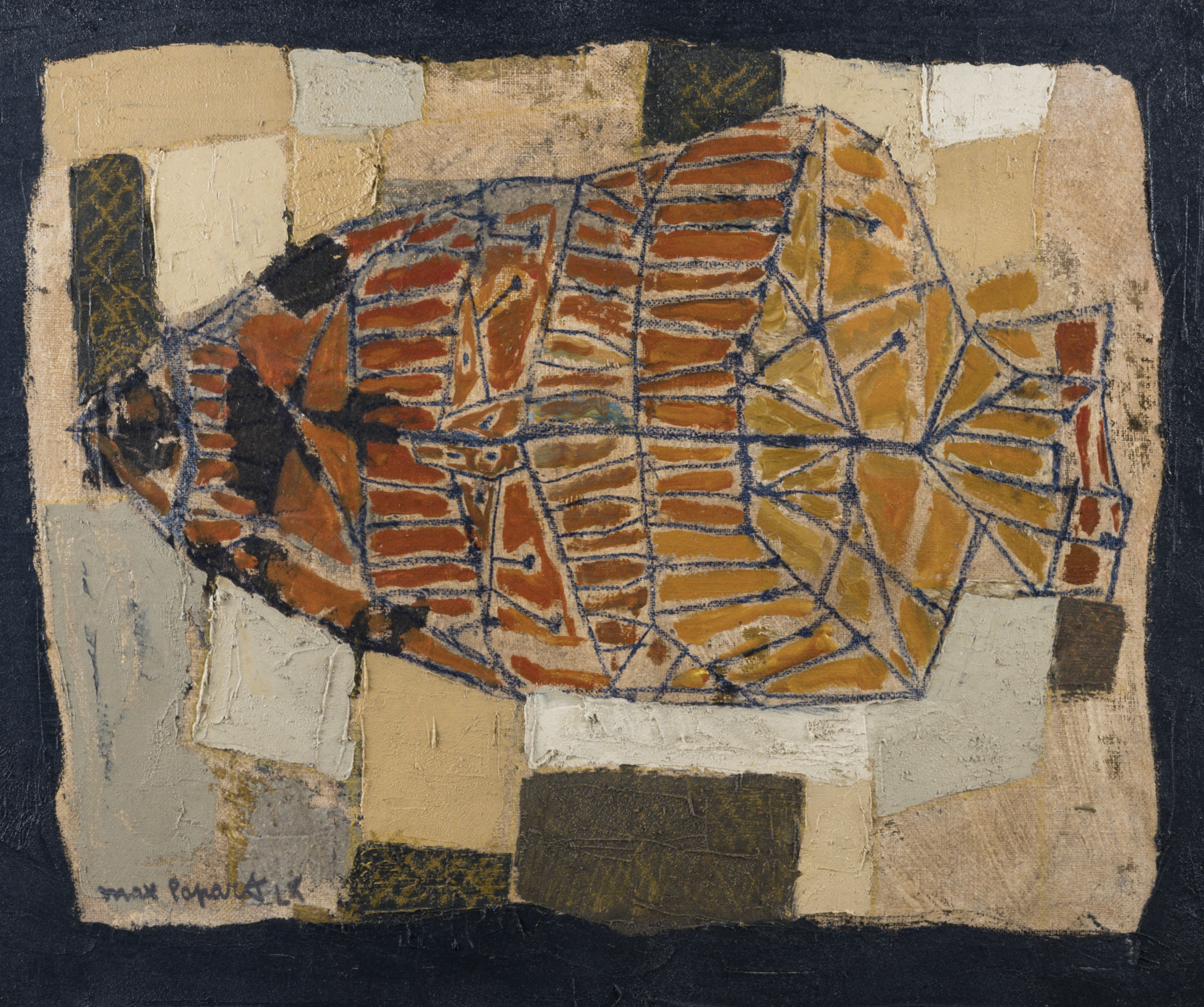 Max PAPART (1911-1994) — Poisson, 1960