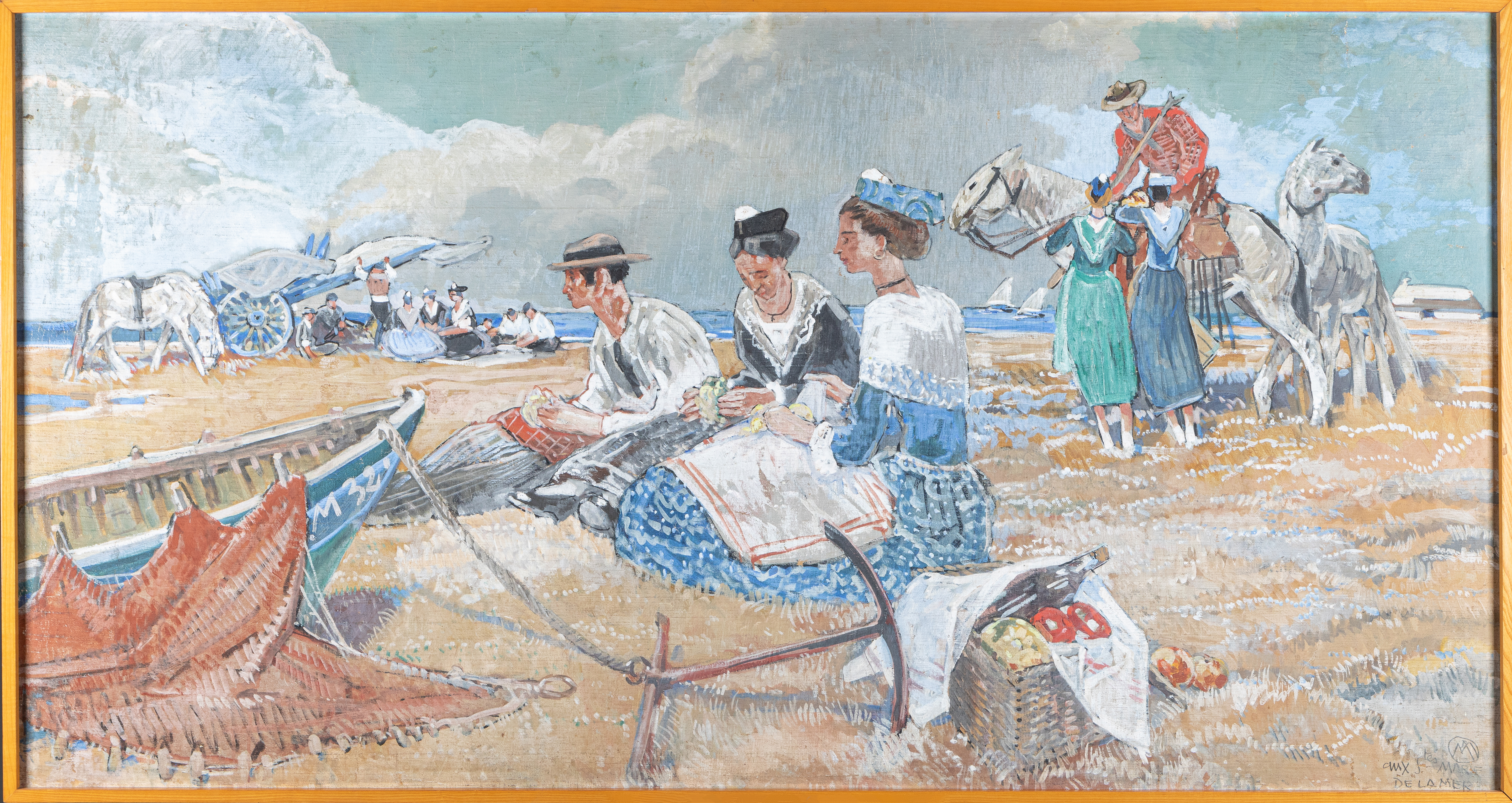 Mathurin MEHEUT (1882-1958) — Les Saintes-Marie-de-la-Mer