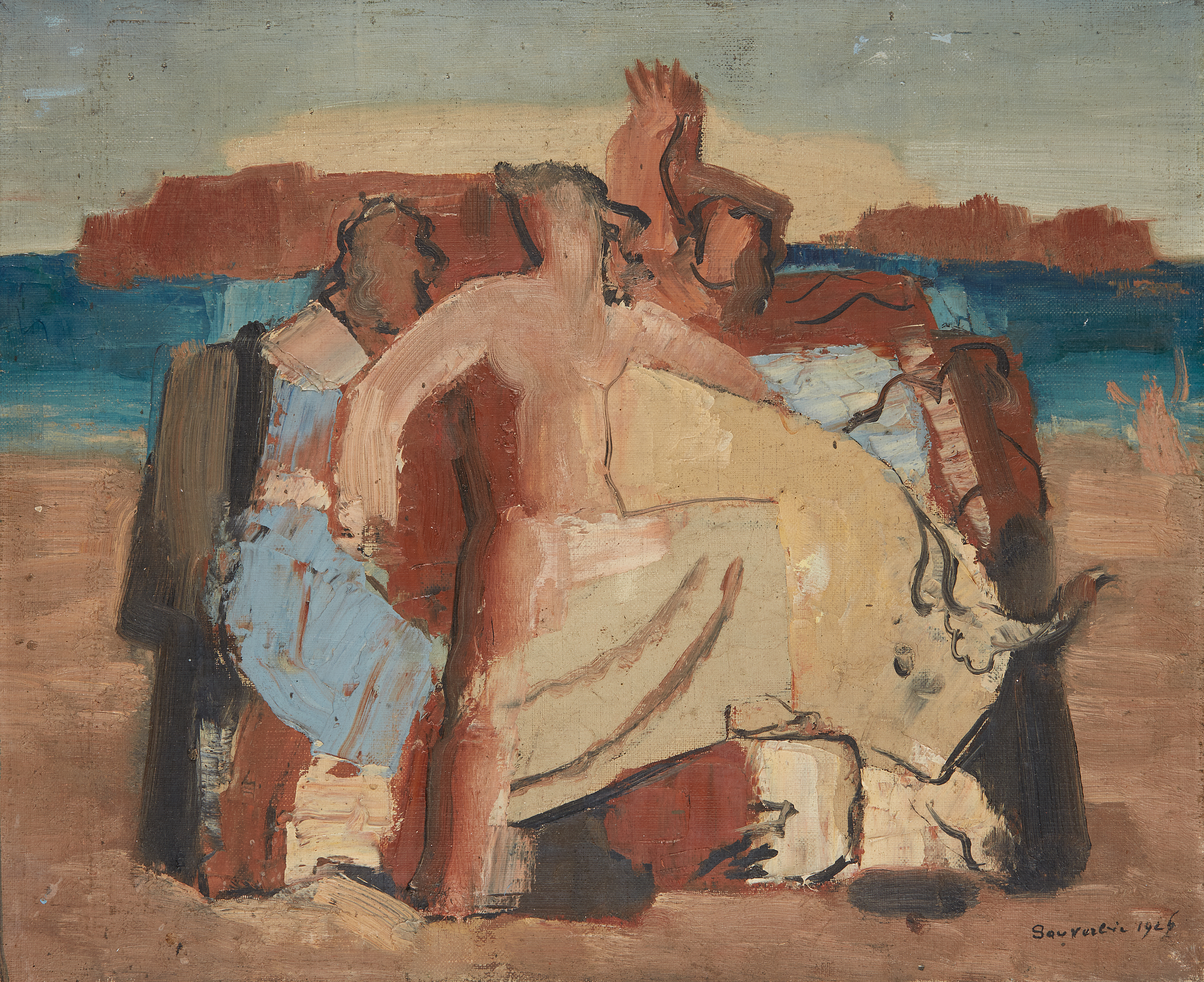 Jean SOUVERBIE (1891-1981) — L'enlèvement d'Europe, 1926