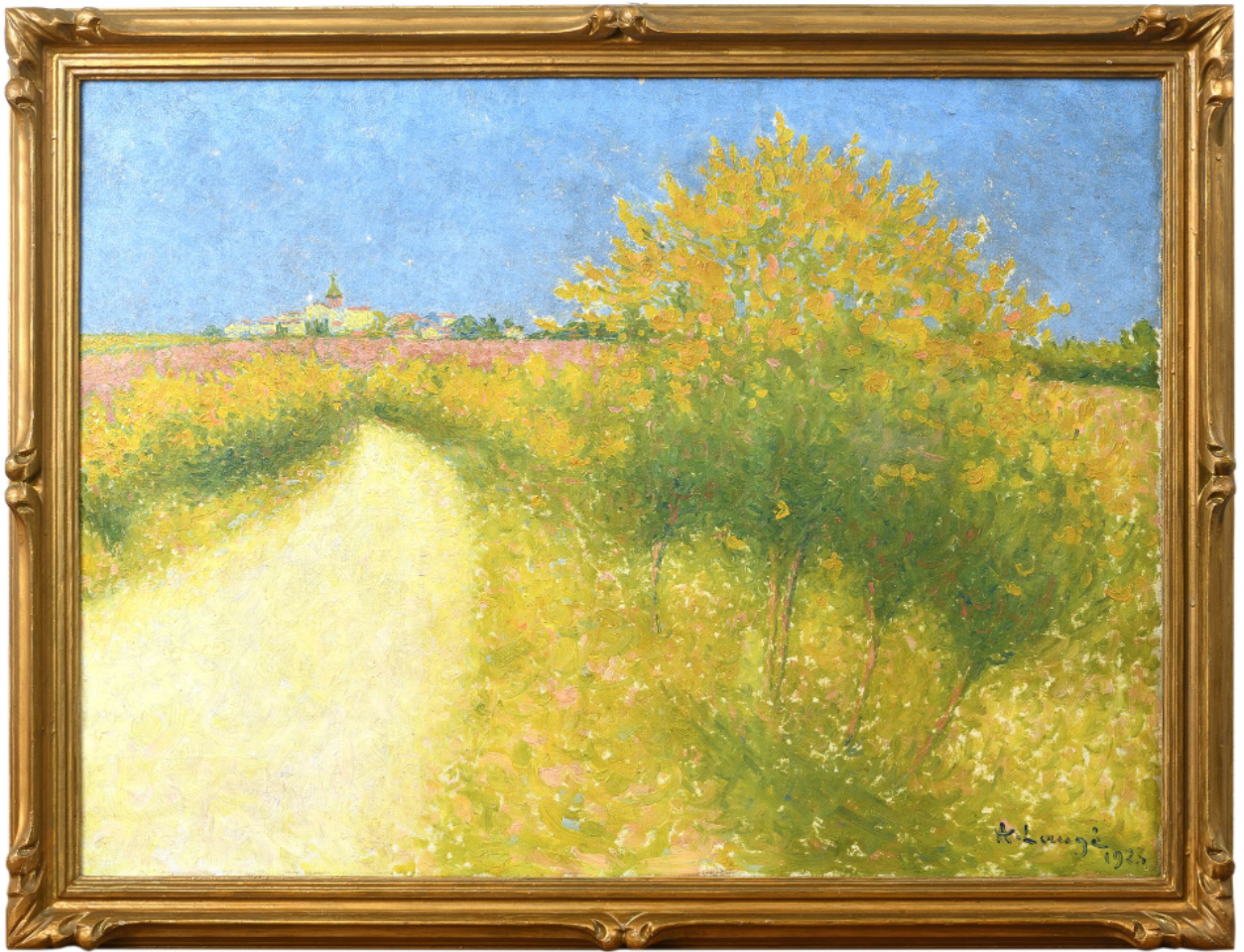 Achille LAUGÉ (1861-1944) — Route aux environs de Cailhau, 1923