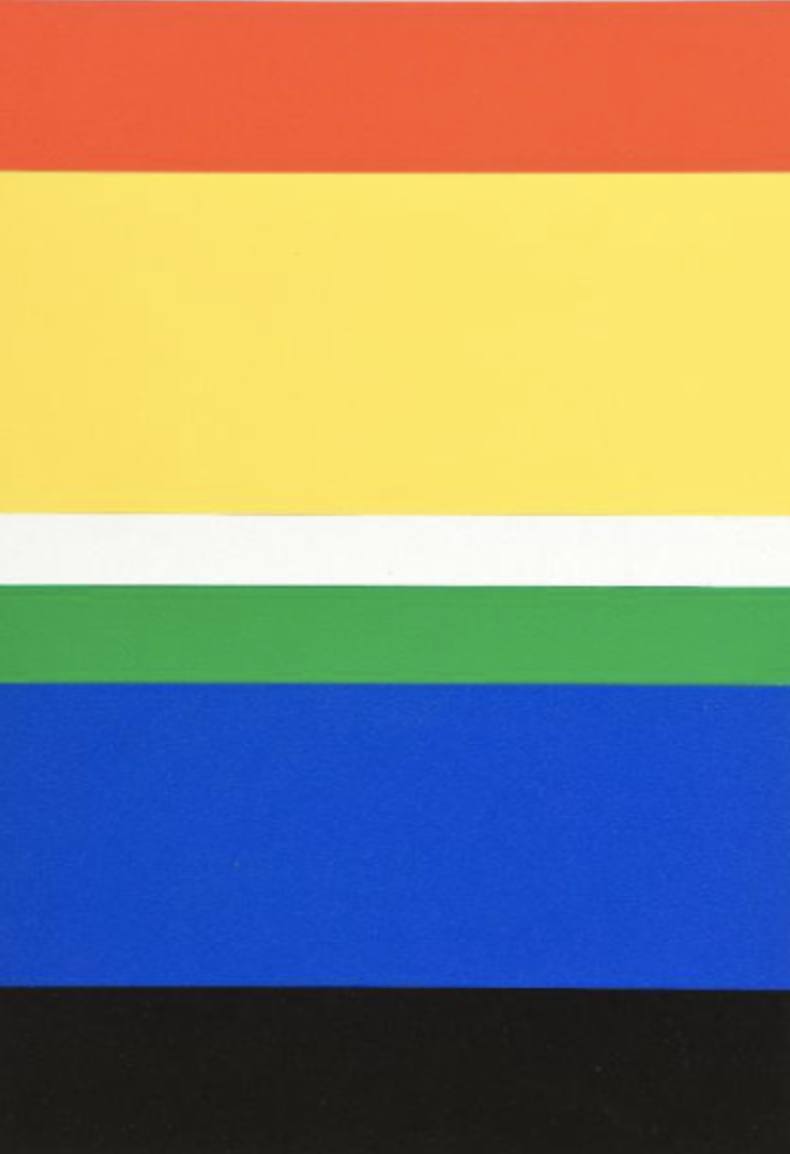  — Maquette pour toile à bandes