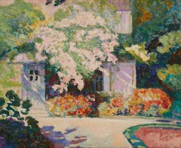 — La Glycine sur la maison