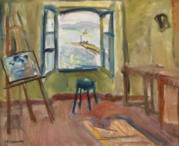 — Le Port de Saint Tropez vu de l'atelier du peintre