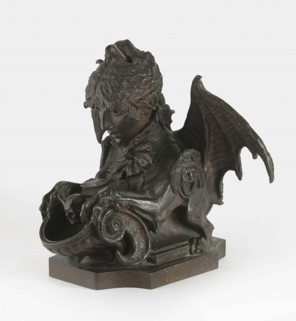 — Autoportrait en chimère, encrier