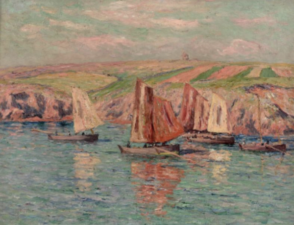 — Rentrée des bateaux à Doëlan