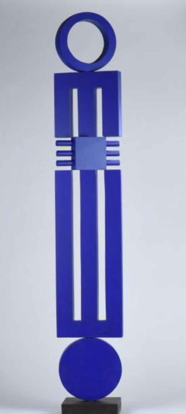 — Totem mobile bleu