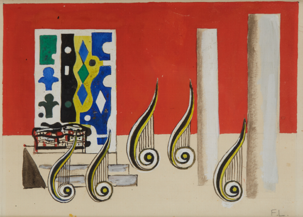 Fernand Léger (1881-1955) — Projet de décor pour \"La Naissance d'une Cité\", 1936
