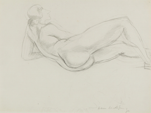 Henri Matisse (1869-1954) — Nu allongé, Nice, 1930