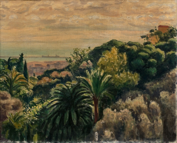 Albert MARQUET (1875-1947)  —  « Jardin du palais d’été, Alger »