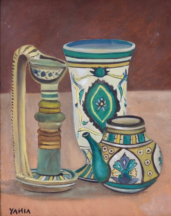 — Nature morte aux faïences de Nabeul