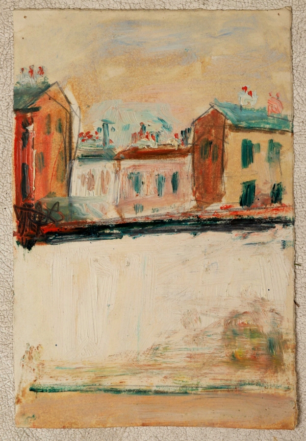 Maurice UTRILLO (1883-1955) — Maisons et immeubles à Montmartre