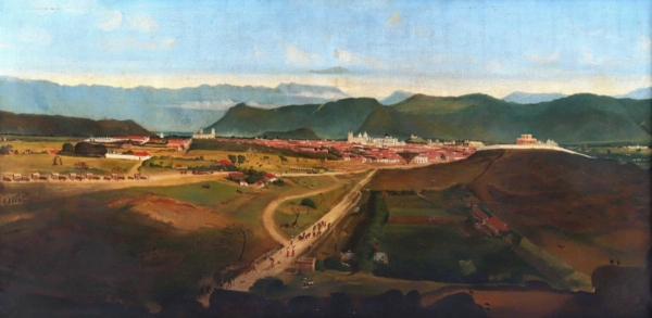 — Vue panoramique de la ville de Guatemala