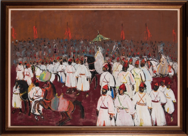  Hassan El GLAOUI (1924-2018) — .Parade de la garde royale.