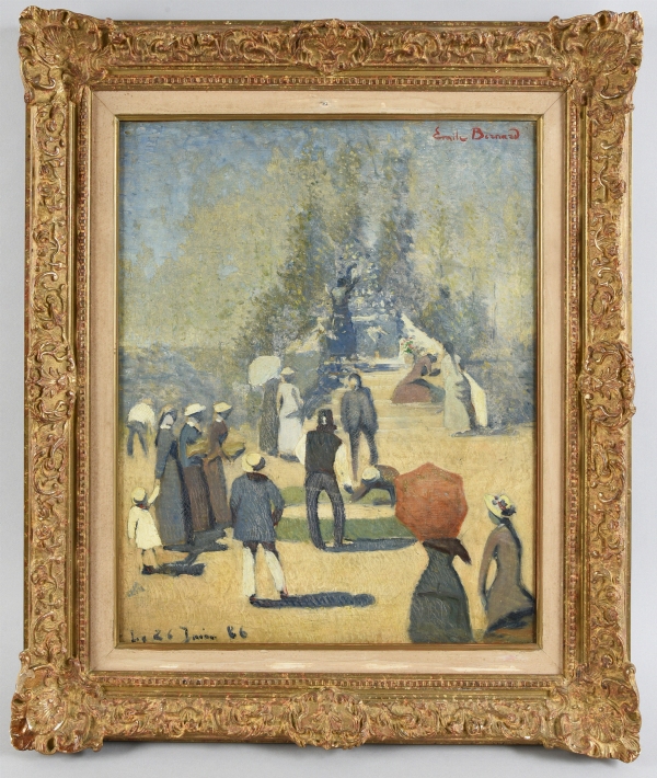 Emile BERNARD (1868-1941) — Reposoir de Saint-Briac, 1886