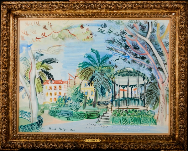 Raoul DUFY (1877-1953) — Kiosque à Cannes