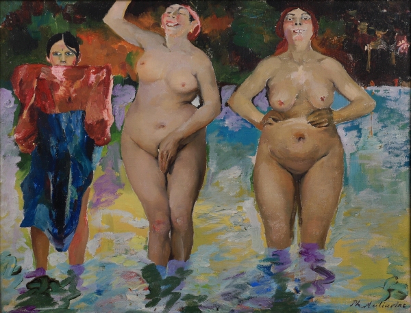 Filip MALJAVIN (1869-1940) — Les baigneuses