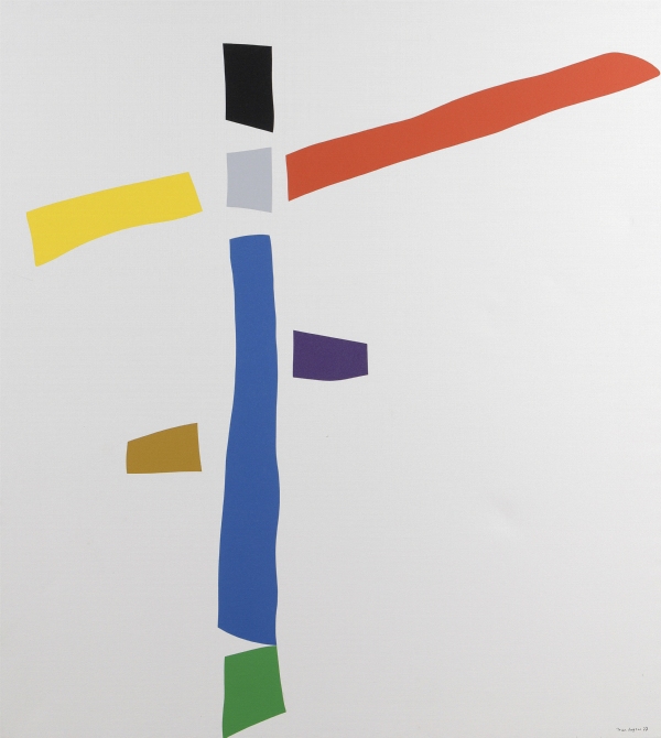 Jean LEGROS (1917-1981) — Grue de Beaubourg, 1977