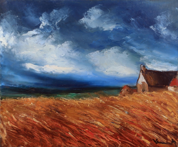 Maurice DE VLAMINCK (1876-1958) — Les champs de blé